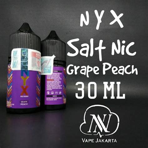 liquid nyx salt nic grape peach