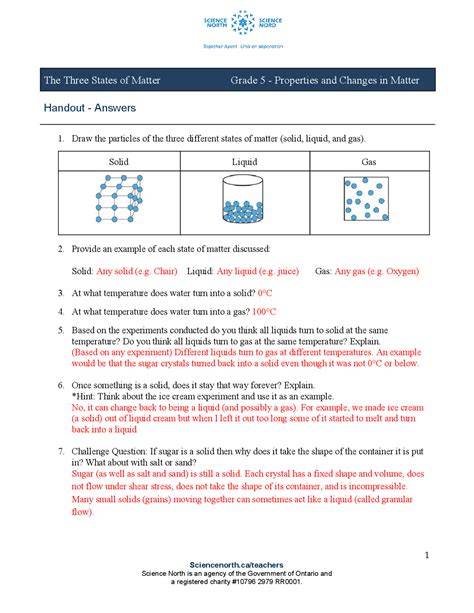 liquids exercises answers