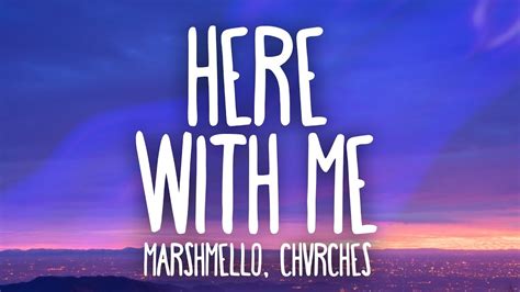 LIRIK LAGU MARSHMELLO HERE WITH ME ❇️ Anne-Marie & James ArthurRewrite The Stars [from The