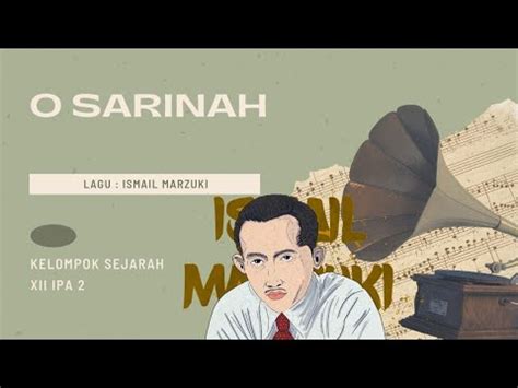 lirik lagu o sarinah ismail marzuki