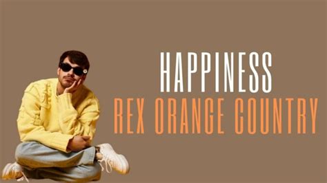 lirik lagu rex orange county happiness