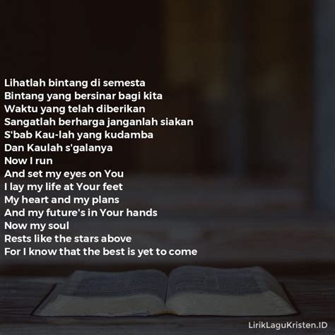 lirik lagu the best is yet to come