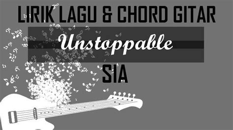 Lirik Lagu Unstoppable yang Dilantunkan oleh Sia, Genre Musiknya