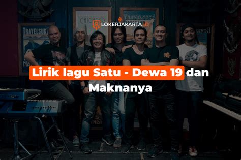 LIRIK SATU DEWA 🚊 Kunci Gitar Dewa 19 - SATU Chord Dasar