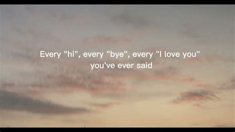 LIRIK EVERY HI EVERY BYE - Lirik Lagu Every Hi Every Bye - Those Eyes yang Viral di TikTok