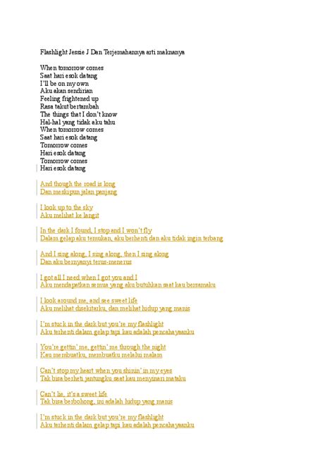 LIRIK FLASHLIGHT - Jessie J - Flashlight Lyrics