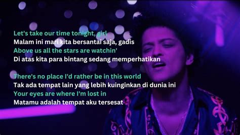 LIRIK LAGU BRUNO MARS VERSACE ON - IT WILL RAIN CHORDS by Bruno Mars @