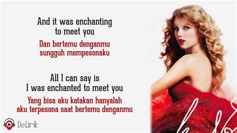 LIRIK LAGU ENCHANTED - Makna Lagu Enchanted Taylor Swift tentang Cinta pada Pandangan