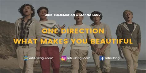 LIRIK LAGU ONE DIRECTION WHAT MAKES - What Makes You Beautifullagu dan lirik oleh One Direction