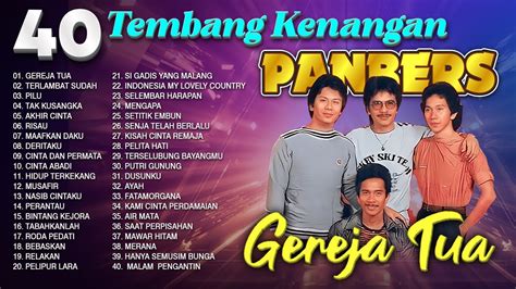 LIRIK LAGU PANBERS - LAGU NOSTALGIA Tembang Kenangan LAGU POP Lawas 80an