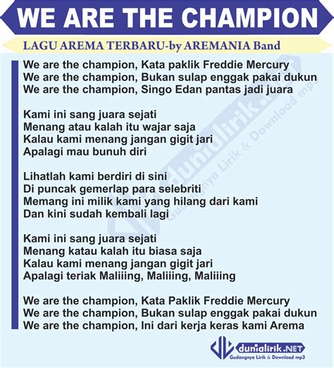 LIRIK LAGU WE ARE THE CHAMPION - We Are The Champions by Queen facts - Gold Radio