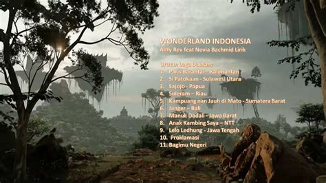 LIRIK WONDERLAND INDONESIA - Lirik lagu WONDERLAND INDONESIA by Alffy Rev #KataLirik