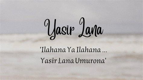 LIRIK YASIR LANA - Kunci Gitar Yasir Lana - Risa Solihah Chord Dasar