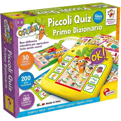 Full Download Lisciani Giochi 49172 Carotina Piccoli Quiz Primo Inglese 