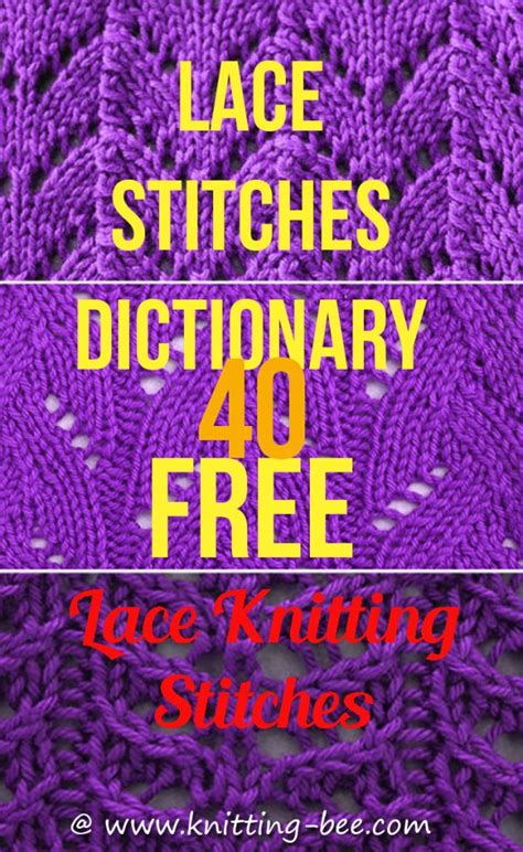 List Of Lace Knitting Stitches