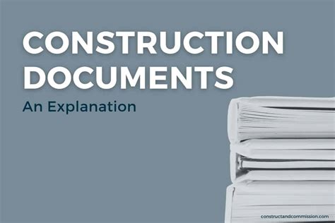Read Online List Of Construction Documents 