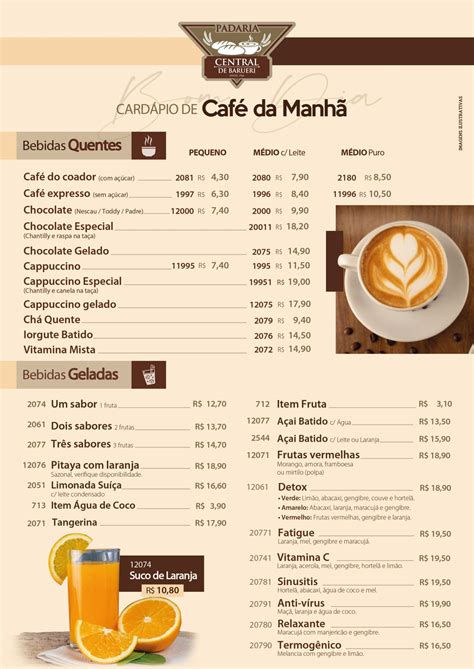 Lista Café Da Manhã