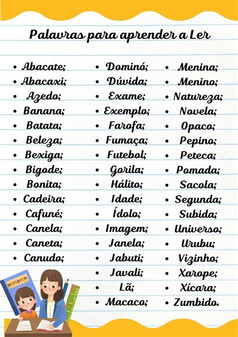 Lista De Palavras