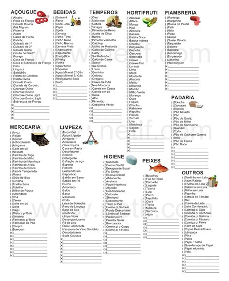 Lista Mercado Completa