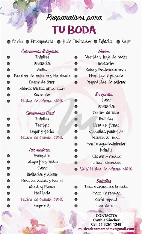 Lista Para Boda