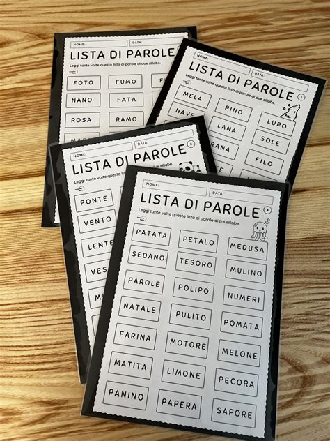 Liste Di Parole
