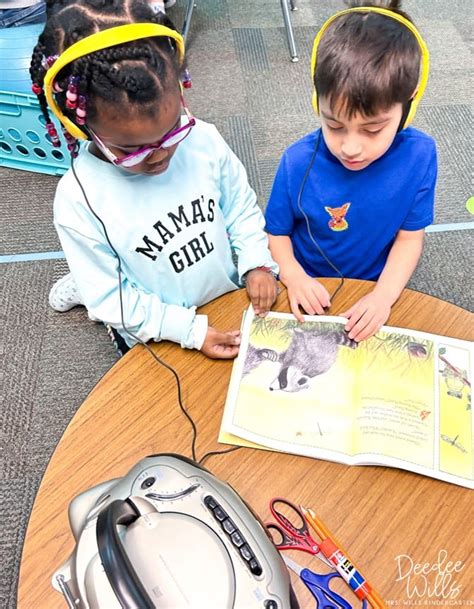 Listening Centers For Kindergarten Plus A Free Printable Listening Center Worksheet - Listening Center Worksheet