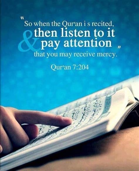 Listening Quran Quotes