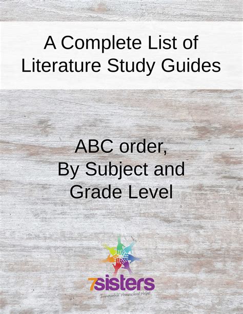 Read Online Lit Study Guides 