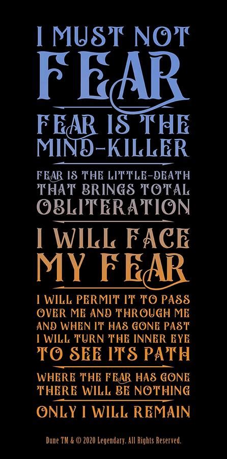 Litany Of Fear Dune