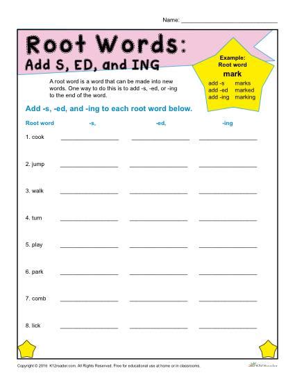 Literacy Adding Ing And Ed 7 Worksheet Primaryleap Adding Ed And Ing To Words - Adding Ed And Ing To Words