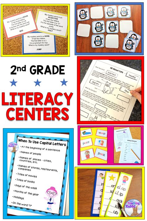 Literacy Centers For Second Grade The Teaching Rabbit 2nd Grade Center Ideas - 2nd Grade Center Ideas