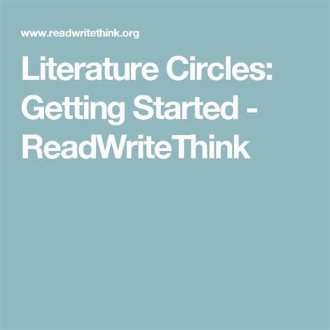 Literacy Centers Getting Started Read Write Think Reading Centers 3rd Grade - Reading Centers 3rd Grade