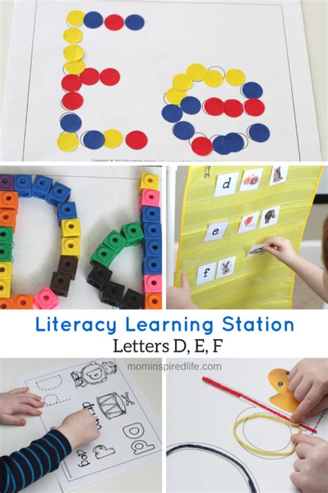 Literacy Learning Station Letters D E F Fun Letter D Science Experiments - Letter D Science Experiments