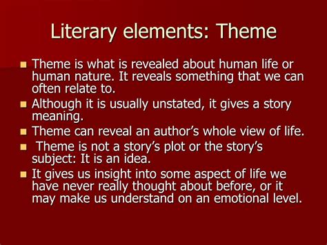 Literary Elements Powerpoint Lesson Plan Theme Powerpoint 5th Grade - Theme Powerpoint 5th Grade