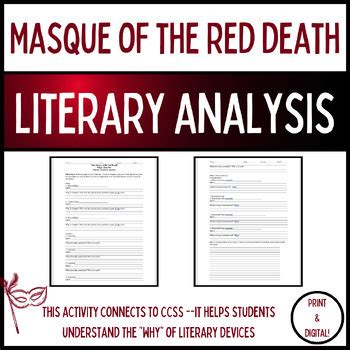 Full Download Literary Analysis Skillbuilder The Masque Answers 