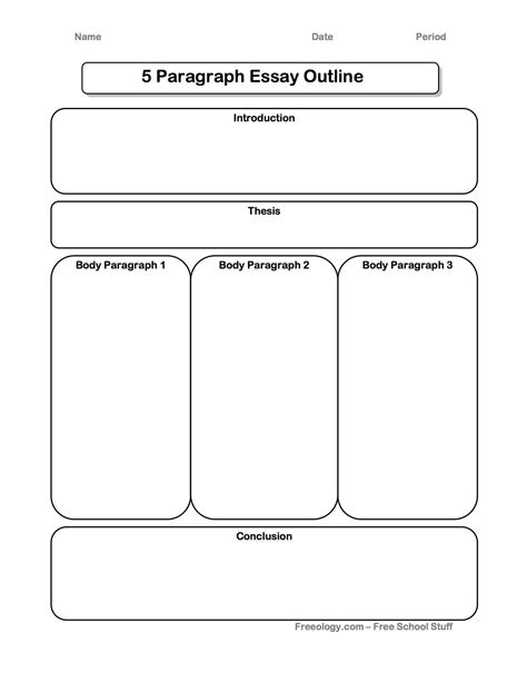 Download Literary Essay Organizer Time For Kids 