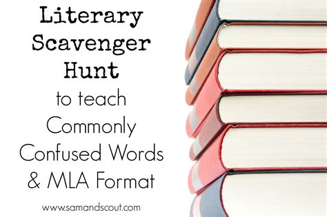 Download Literary Terms Scavenger Hunt Peachees Remediation 