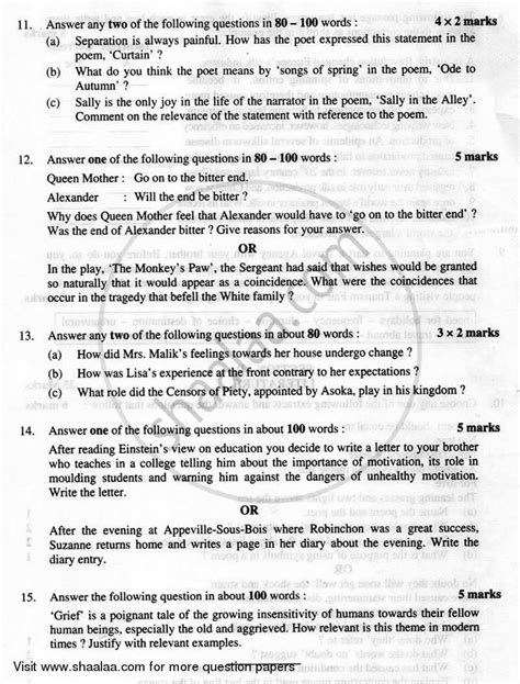 Read Literature Reader Functional English Class 11 Answers 