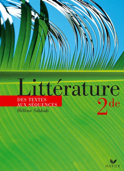 litterature textes et methodes 2nde livre du prof