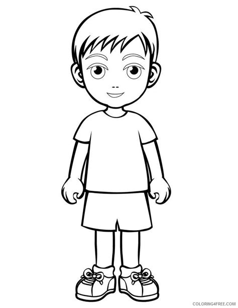 Little Boy Coloring Pages Coloring4free Coloring4free Com Little Boy Coloring Page - Little Boy Coloring Page