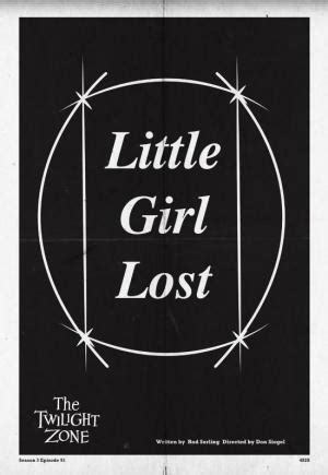 little girl lost twilight zone date