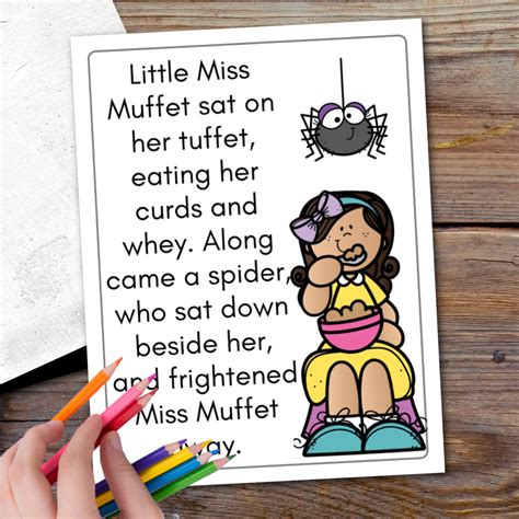 Little Miss Muffet Worksheet Download Free Little Miss Little Miss Muffet Coloring Page - Little Miss Muffet Coloring Page
