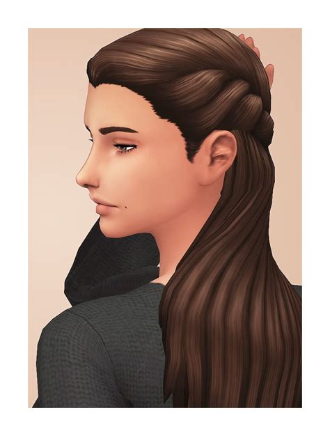 littlecrisps Sims hair, Sims 4 black hair, Sims 4 - Pinterest