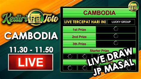 Live Draw Cambodia Tercepat  Master Live Cambodia 6d - Data Kamboja Togel Master