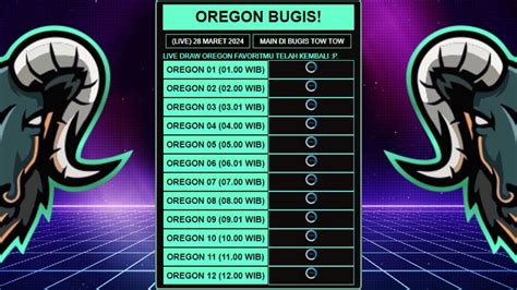 LIVE DRAW OREGON 09 - 00 WIB 06 Jan 9 2024 Informasi