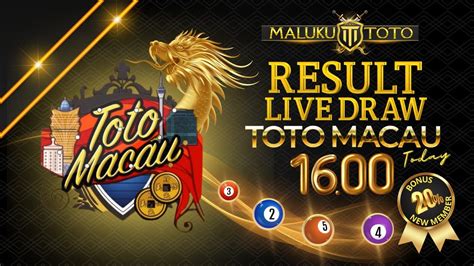 LIVE MACAU DRAW 🧗 Toto Macau 4D: Live Draw Macau, Live Keluaran Macau Hari Ini