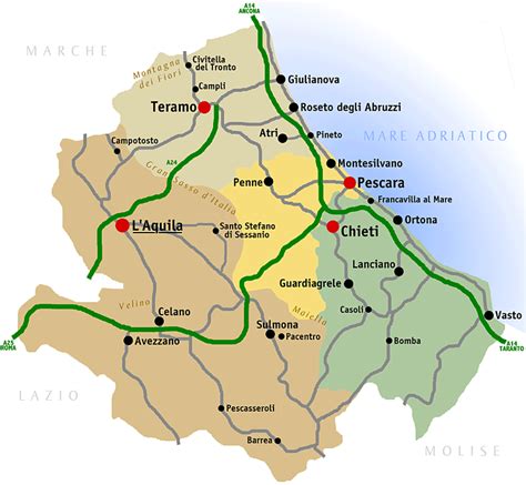 Live Music Abruzzo Map