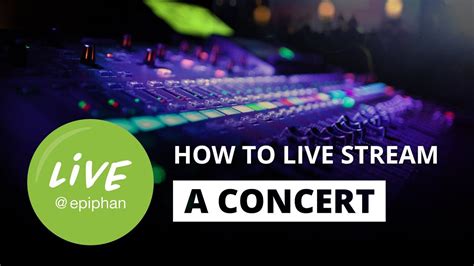 live streaming concerts