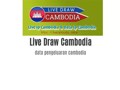 LIVE DRAW COMBODIA - LIVE DRAW CABODIA TERCEPAT HARI INI 15 OKTOBER 2024