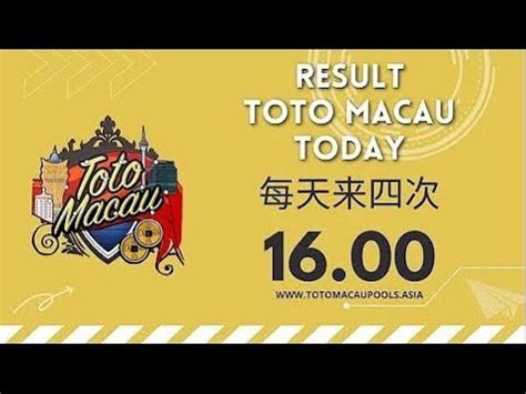 LIVE RESULT MACAU - Toto Macau : Live Draw Macau Pools, Pengeluaran Macau, Data